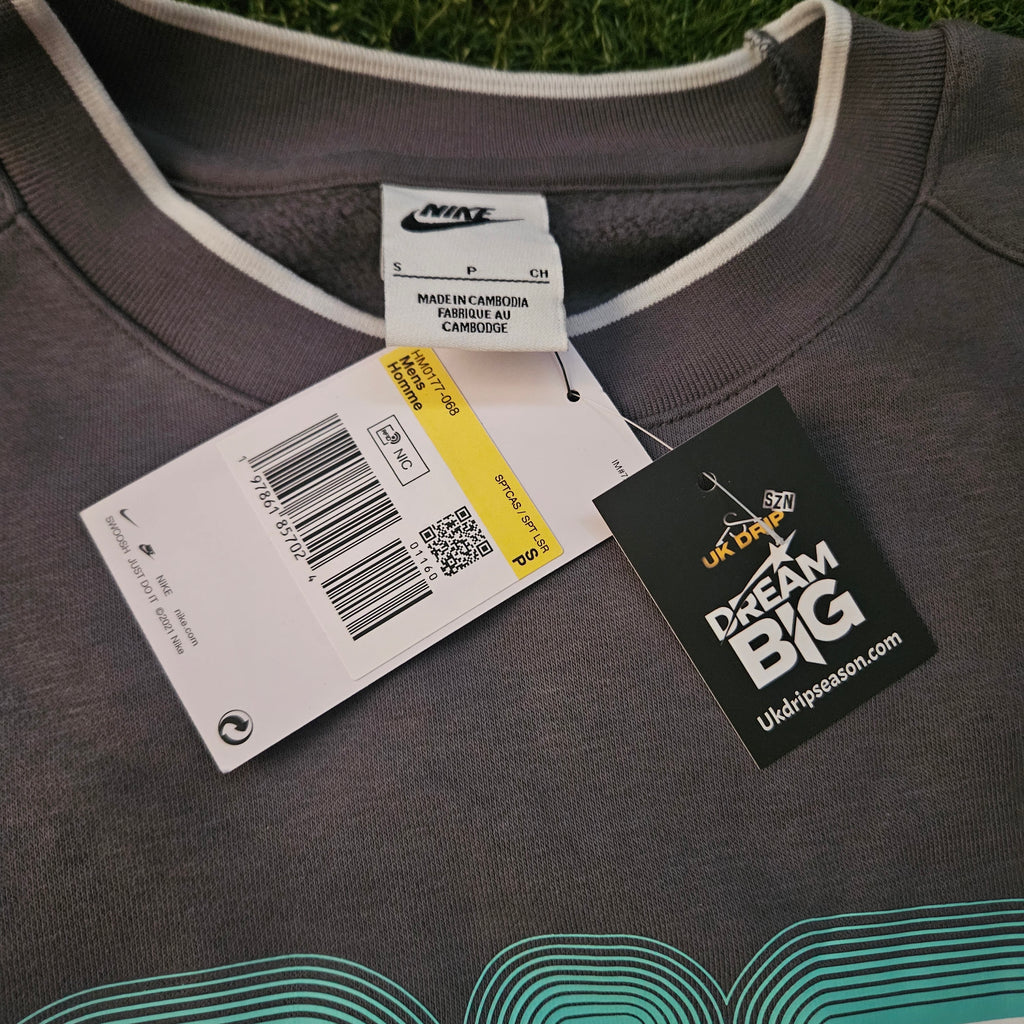 Nike Air Crew Jumper – Grey (Size S).