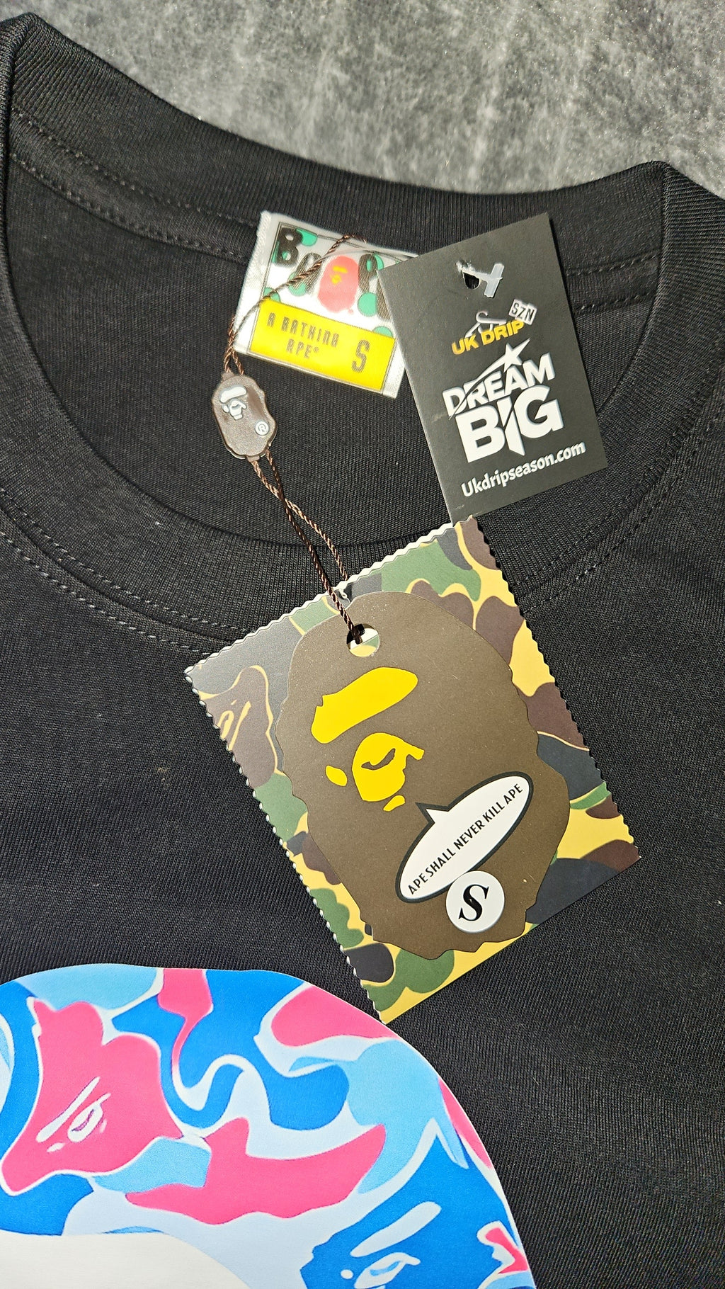 Bape Marble Camo Shirt BNWT