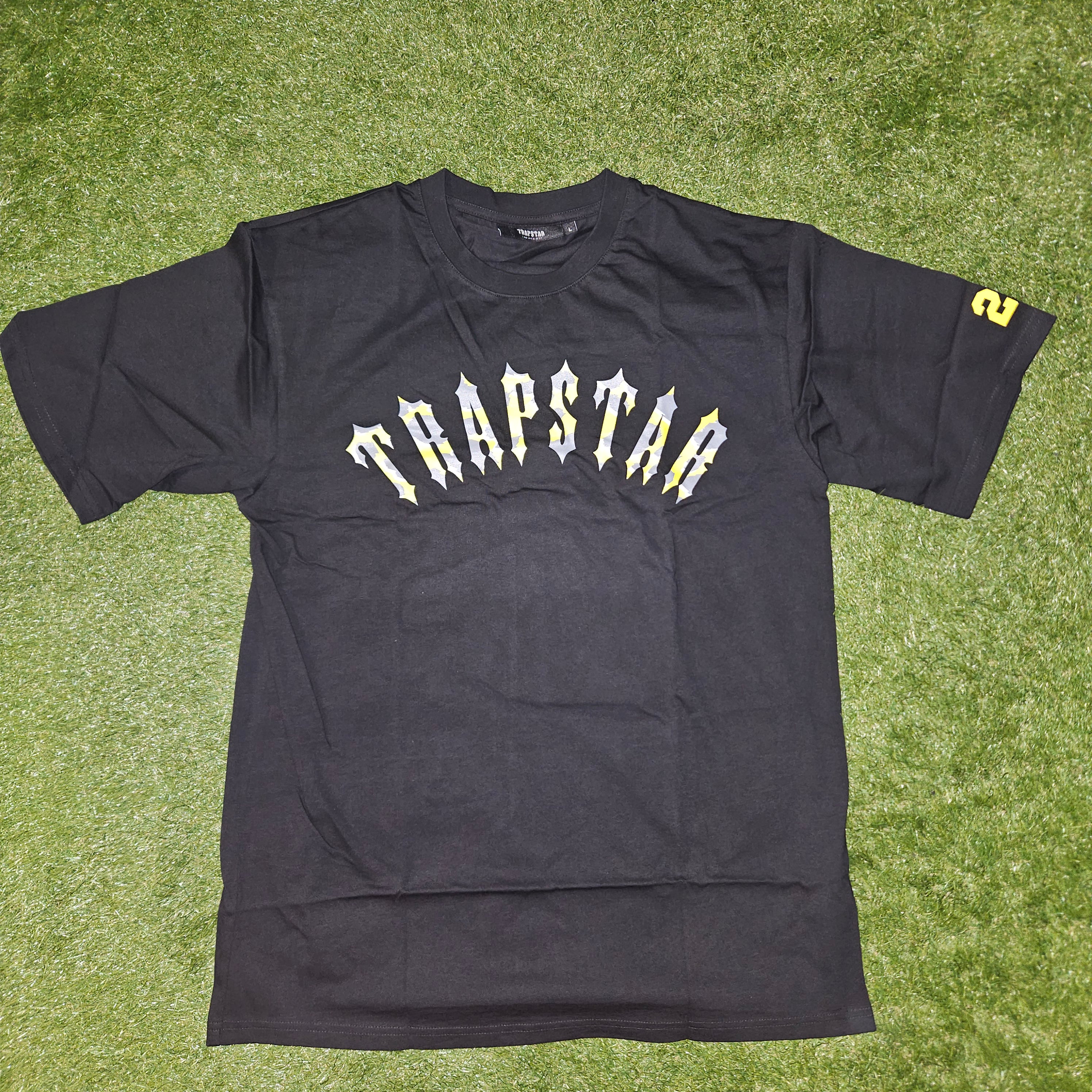 Trapstar x Central Cee Arch Logo T-Shirt – Black – Mens – BNWT
