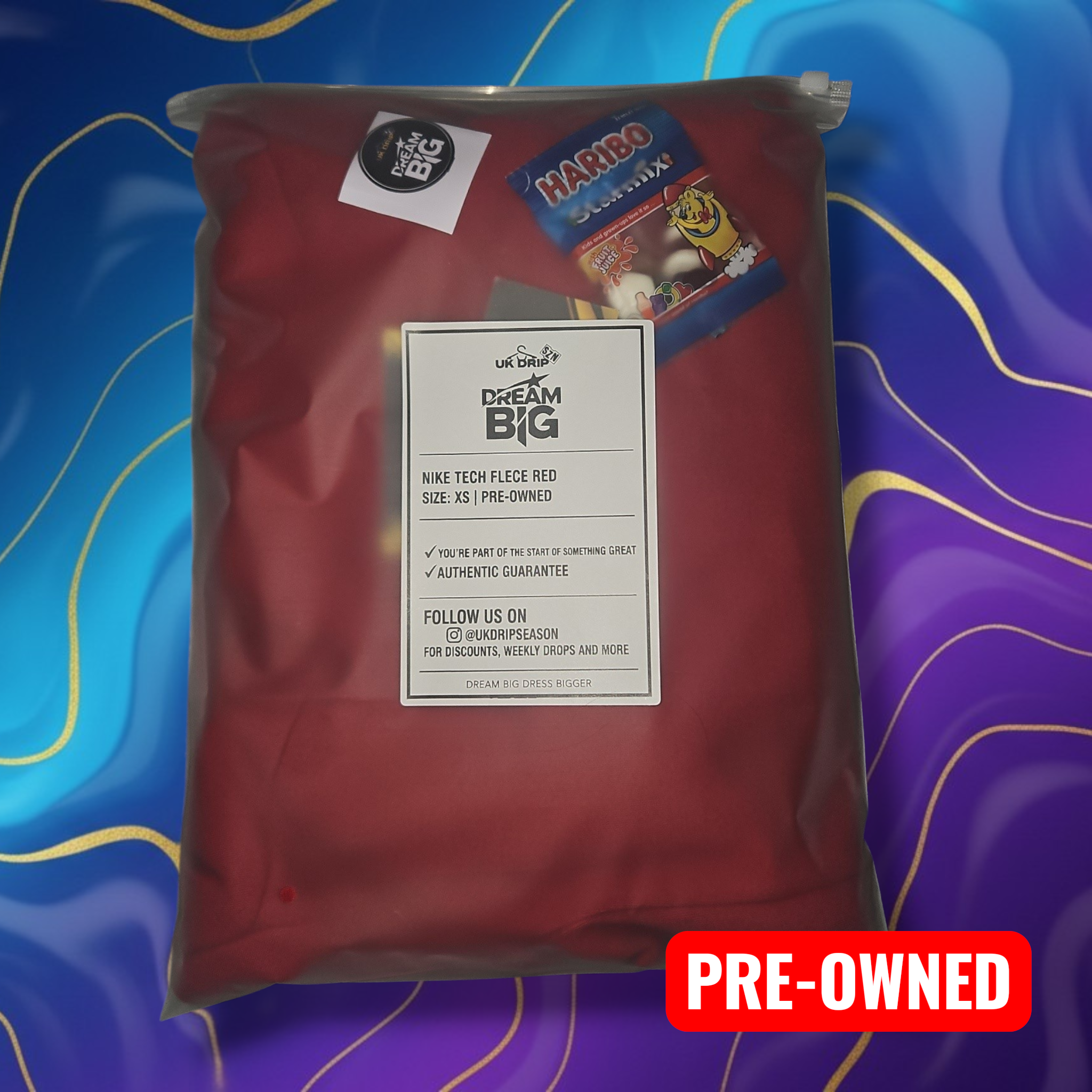 Nike Tech Fleece Red XS – Iconic Streetwear Essential