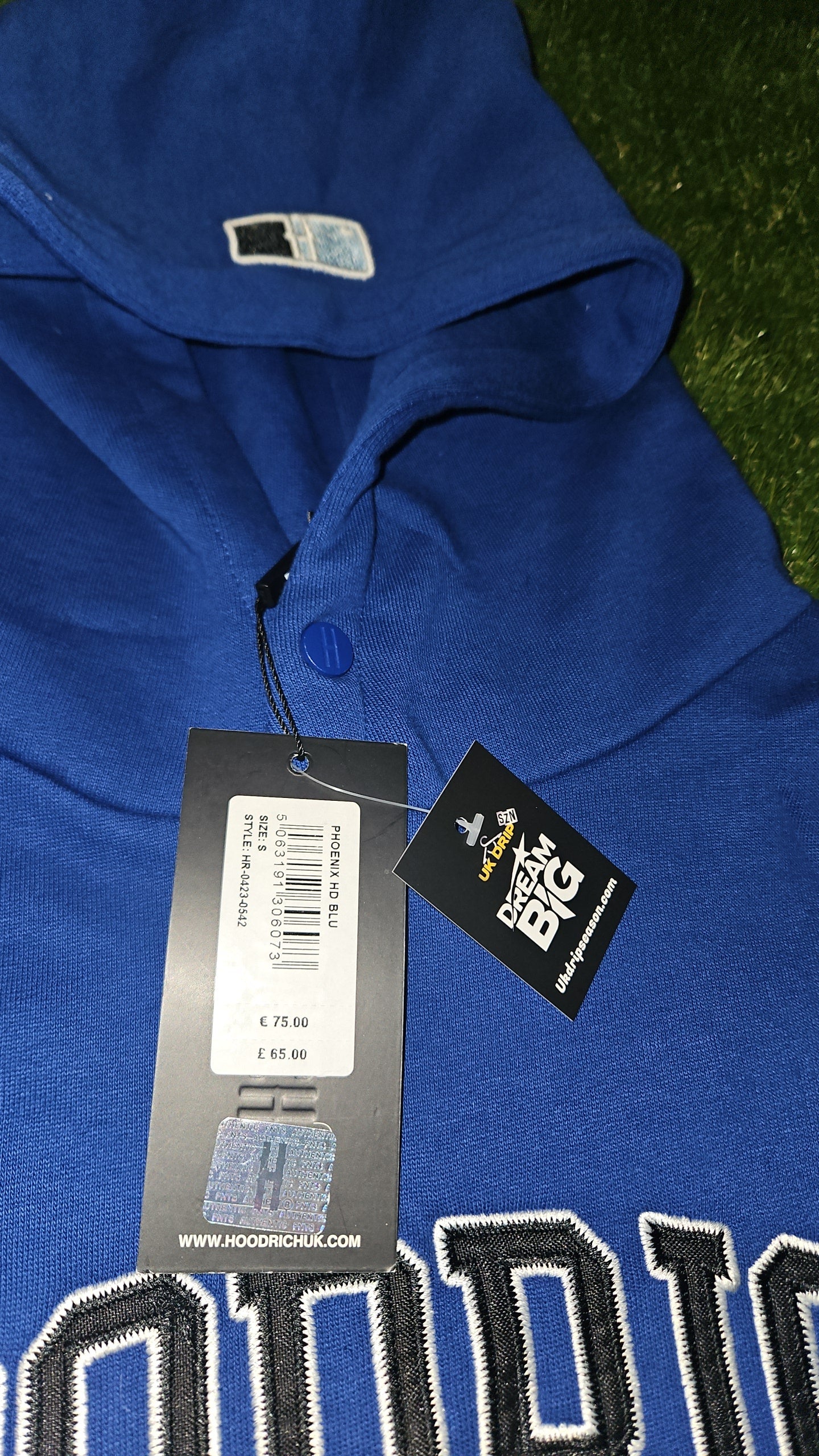 Hoodrich Blue Phoenix Hoodie - BNWT - Size S