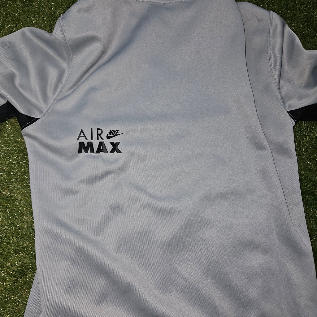 Nike Air Max Junior Hoodie – Grey & Black | Ages 13–15 | BNWT