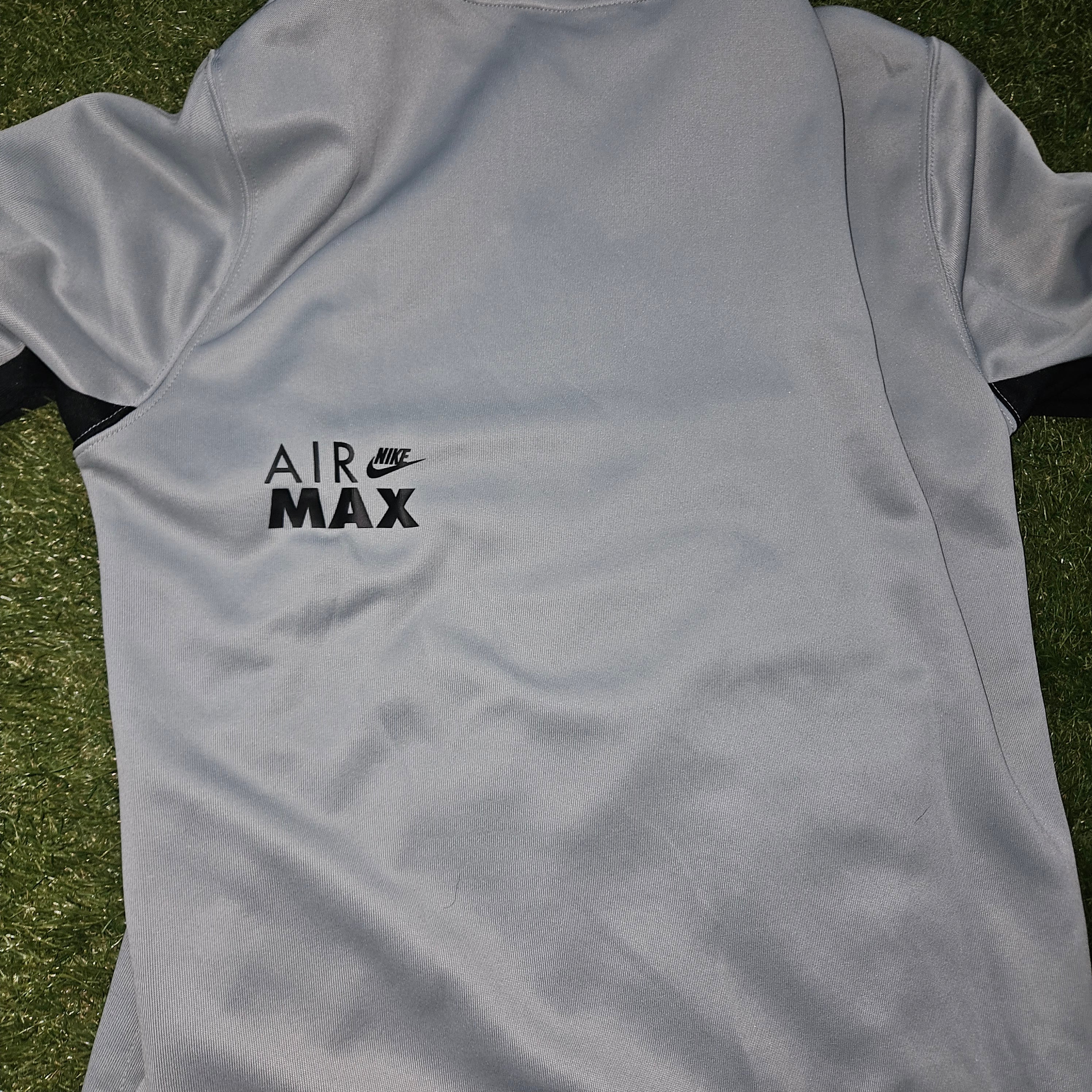 Nike Air Max Junior Hoodie – Grey & Black | Ages 13–15 | BNWT