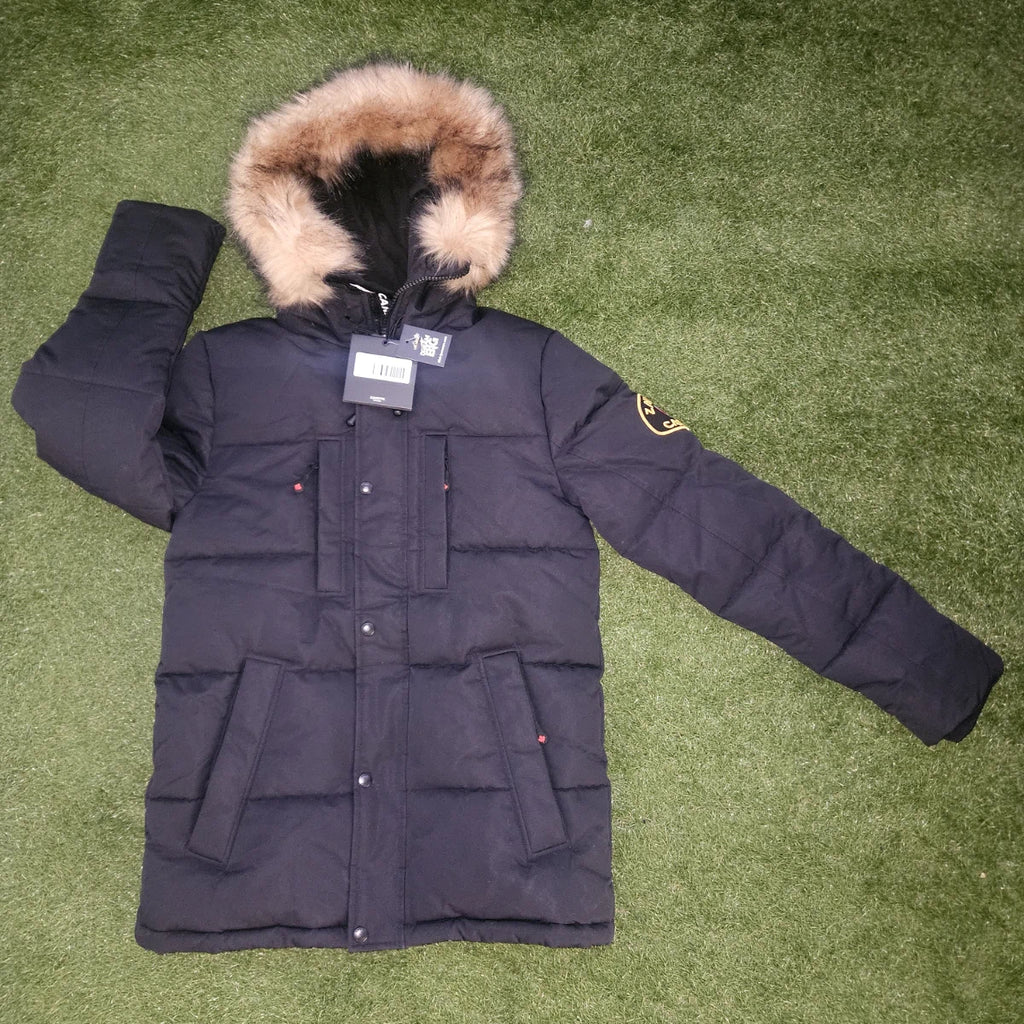 Zavetti Canada Black Fur Hood Coat - BNWT