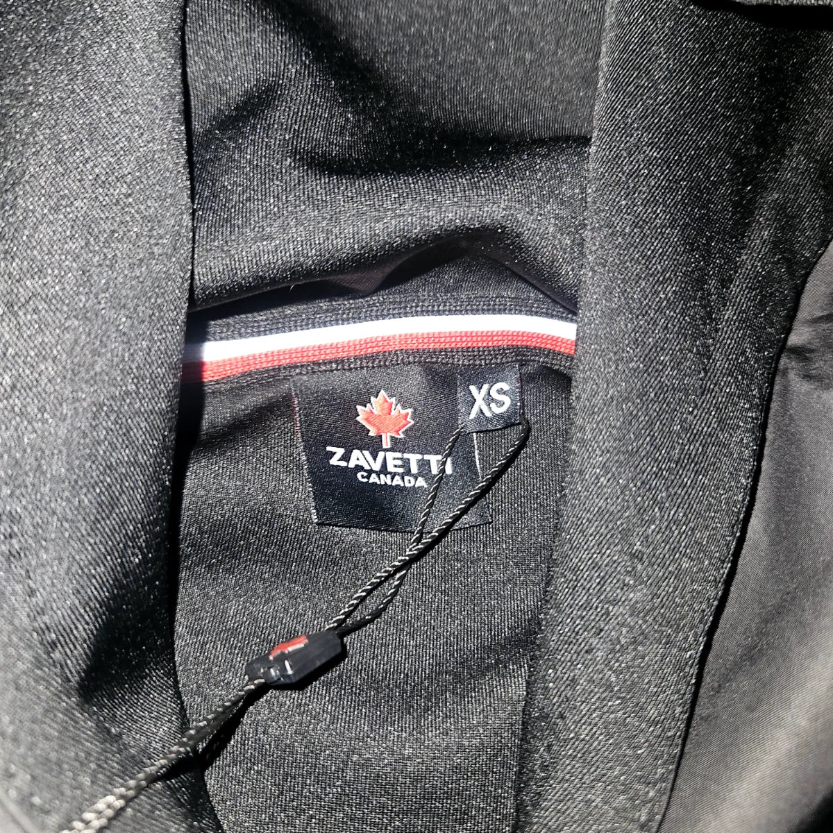 Zavetti Canada Black Reflective HD Hoodie - BNWT