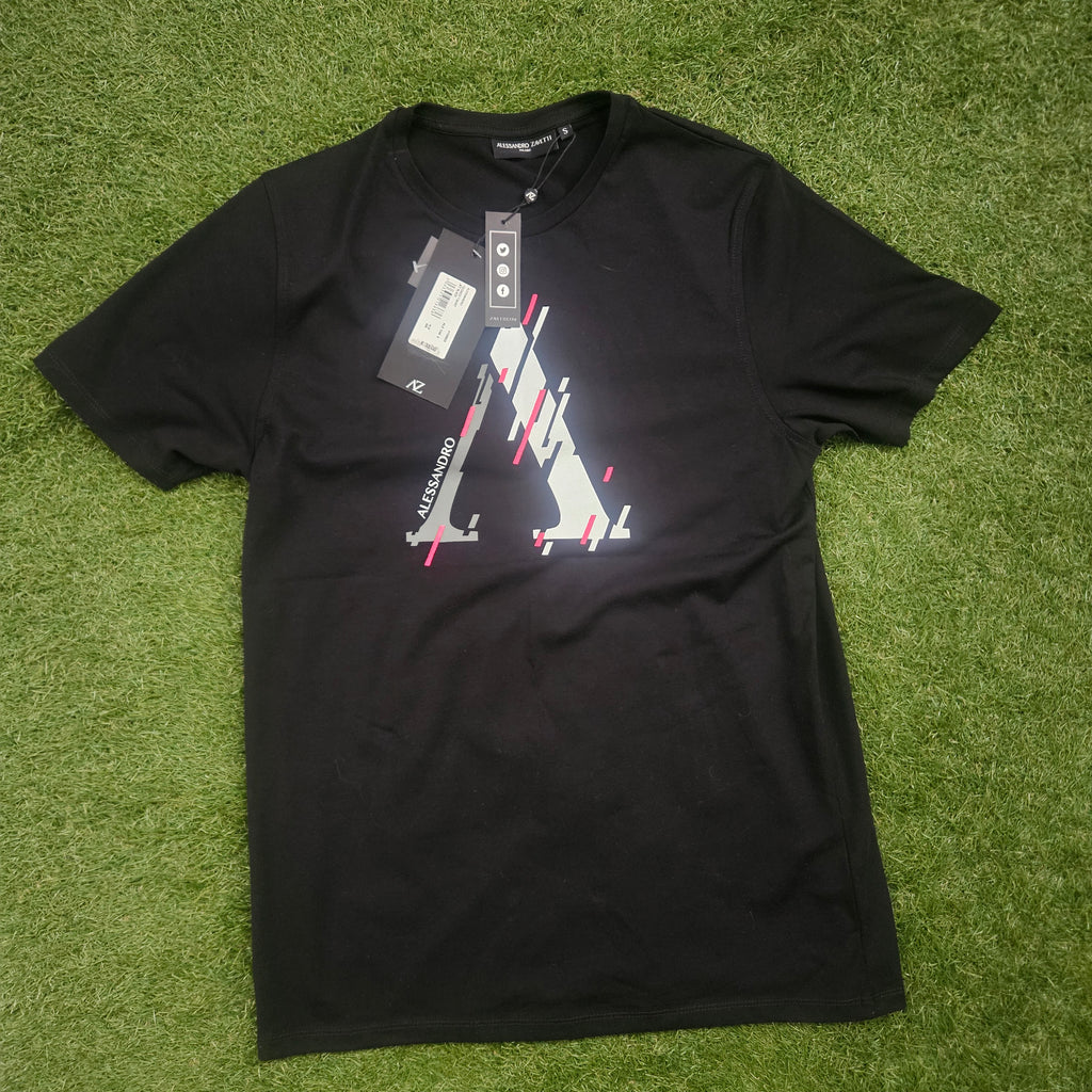 Alessandro Zavetti Techno T-Shirt – BNWT – Black – Small