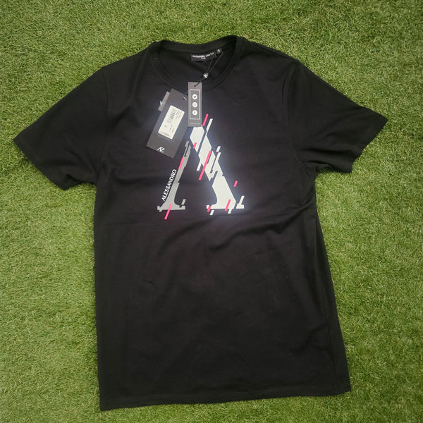 Alessandro Zavetti Techno T-Shirt – BNWT – Black – Small
