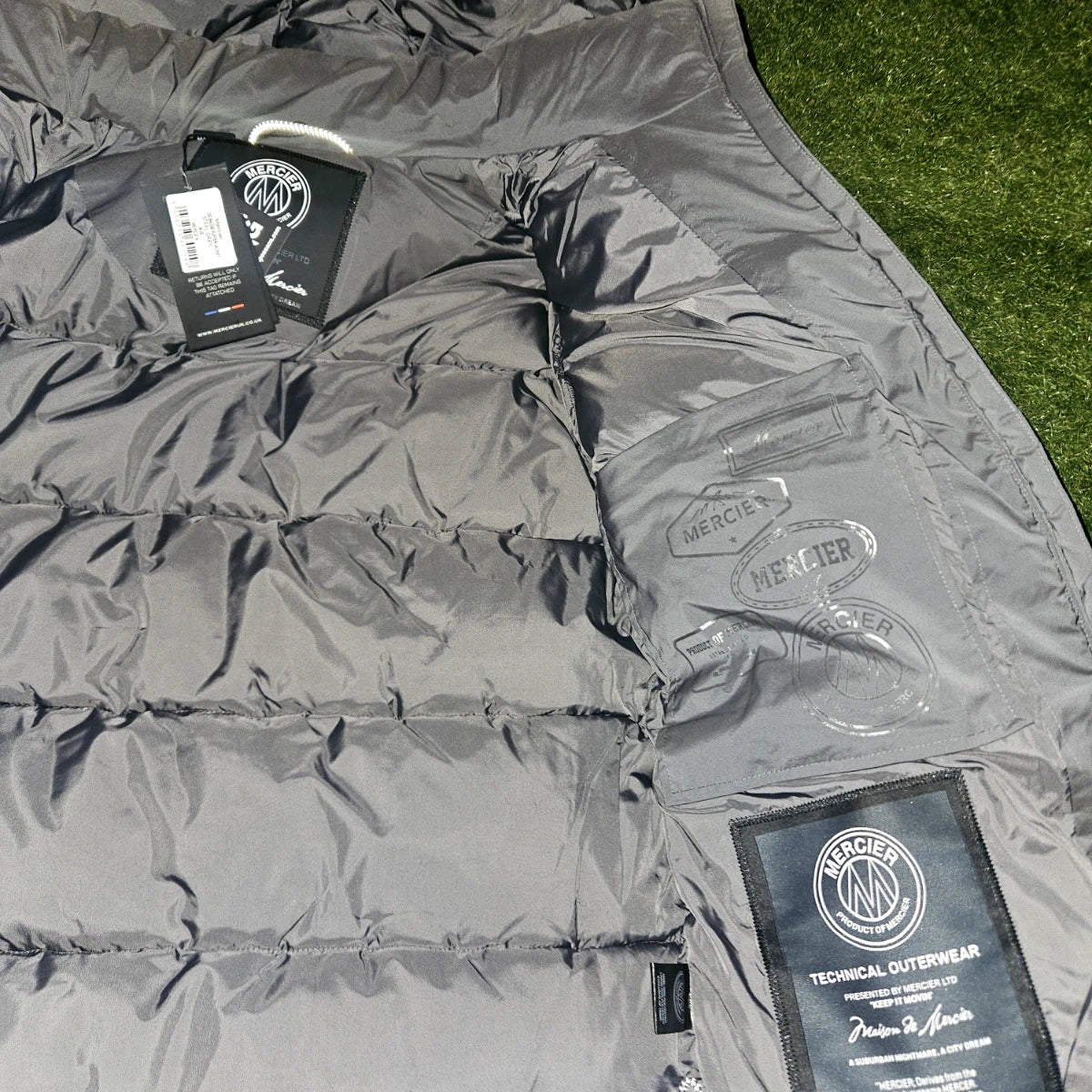 Mercier Grey New Season Coat - BNWT size xs