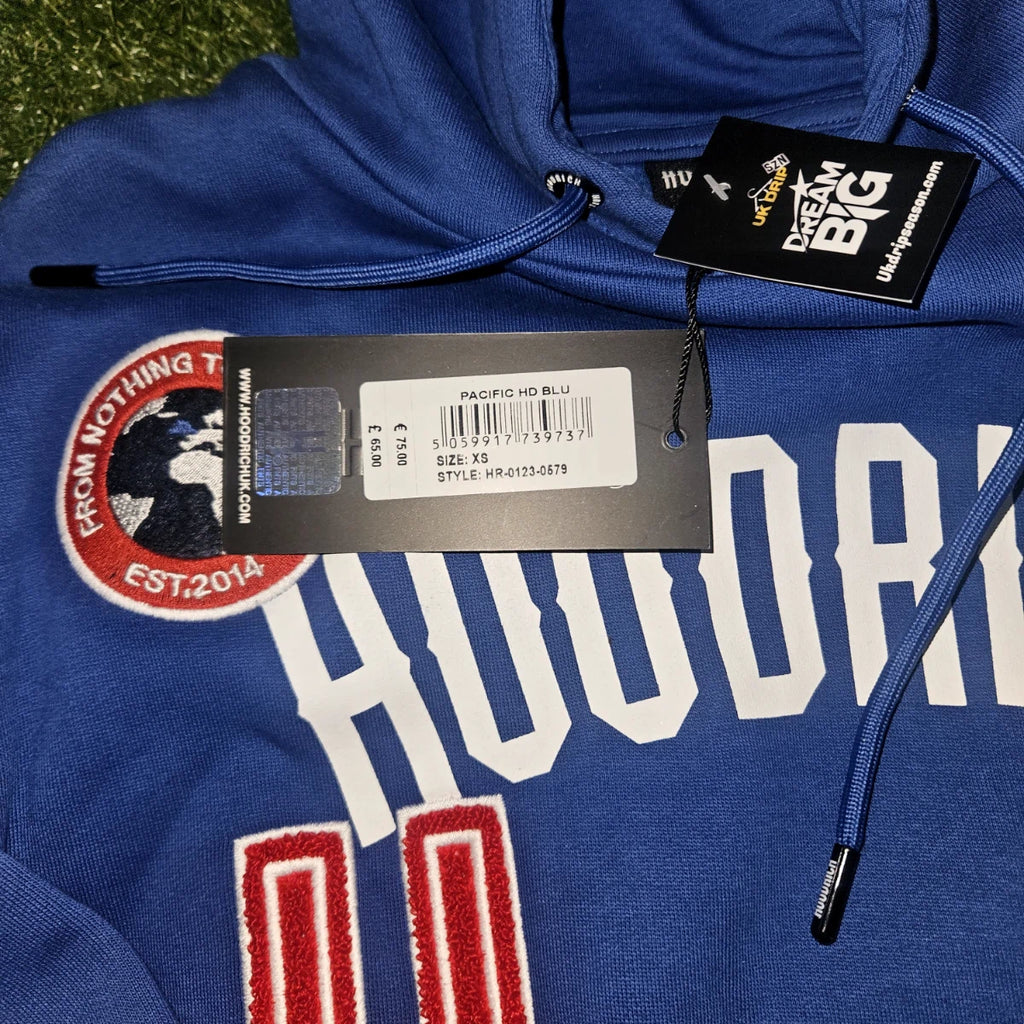 Hoodrich Blue Hoodie - BNWT size xs