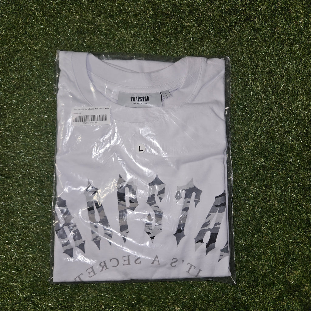 Trapstar Irongate T-Shirt – White – Size L – Mens – BNWT