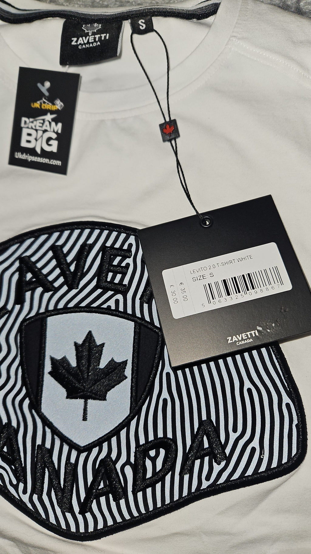 Zavetti Canada White T-shirt - Bnwt