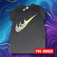 Nike Black Print T-Shirt - Size Small for Streetwear