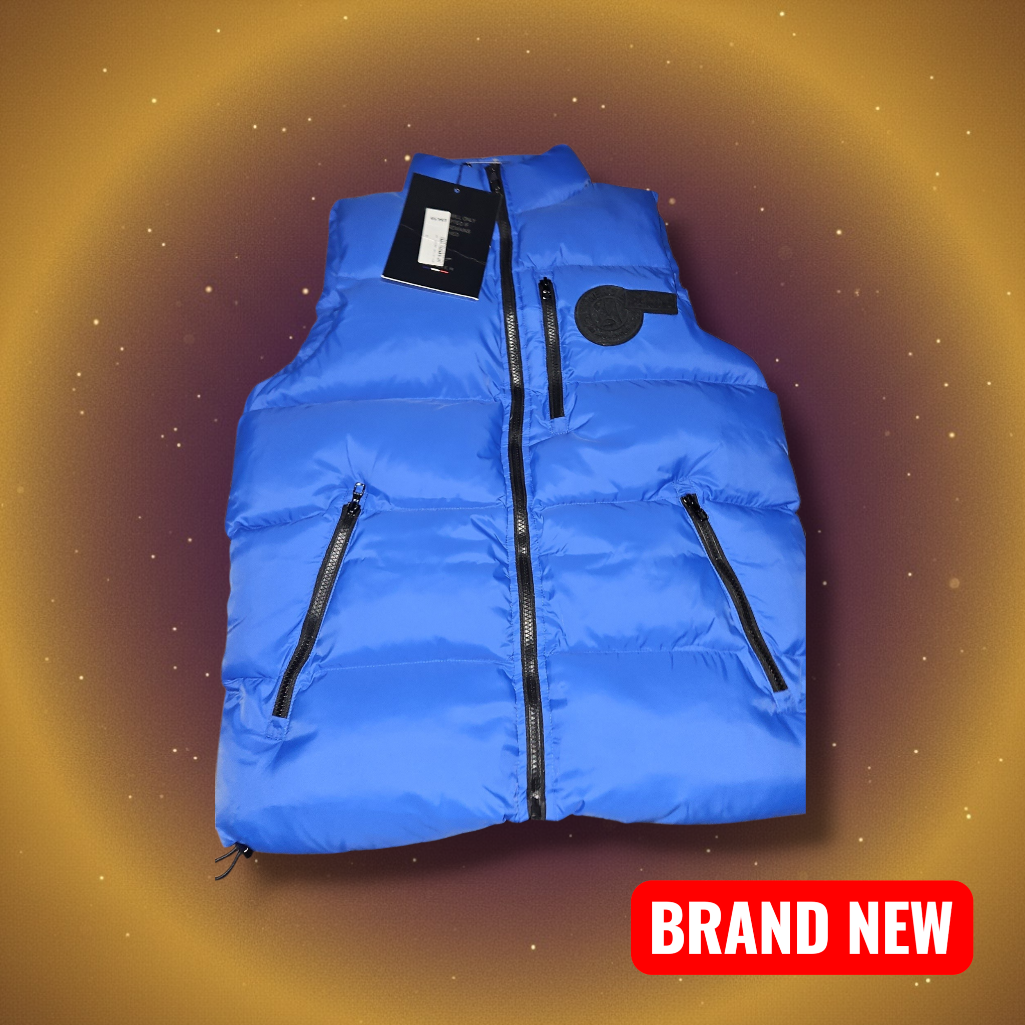 Mercier Blue Gilet Size Small - Essential Layering Piece