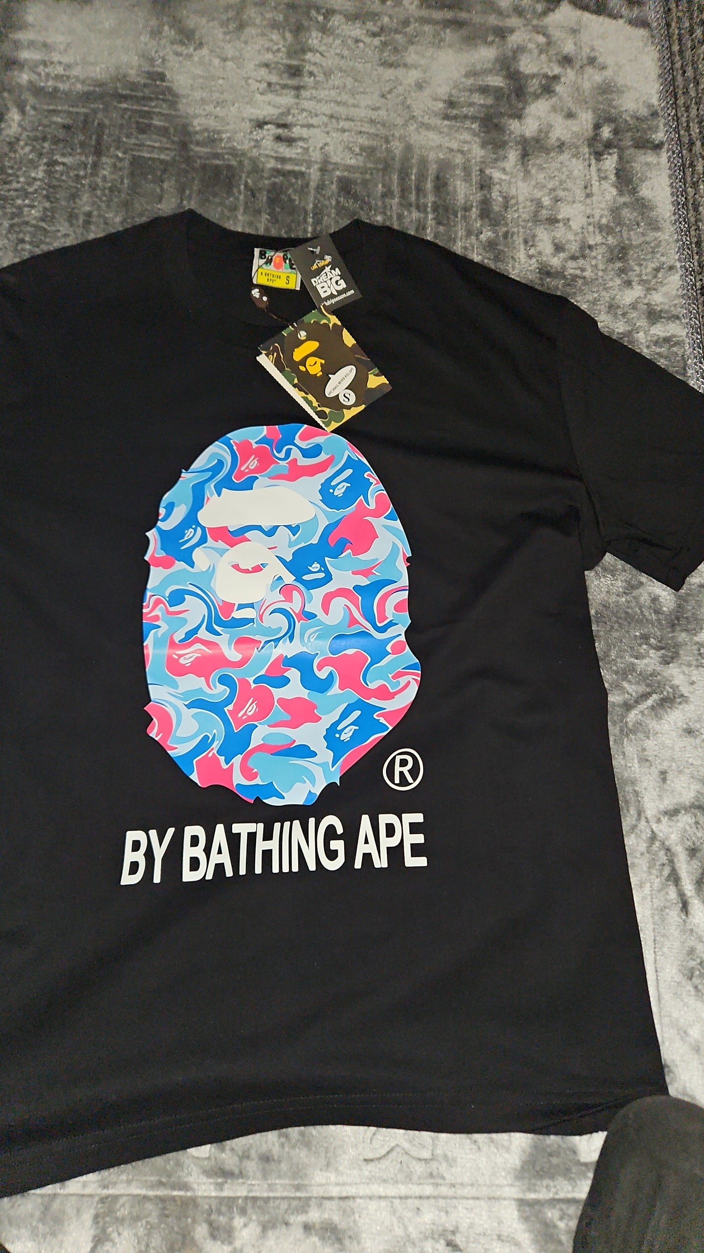 Bape Marble Camo Shirt BNWT