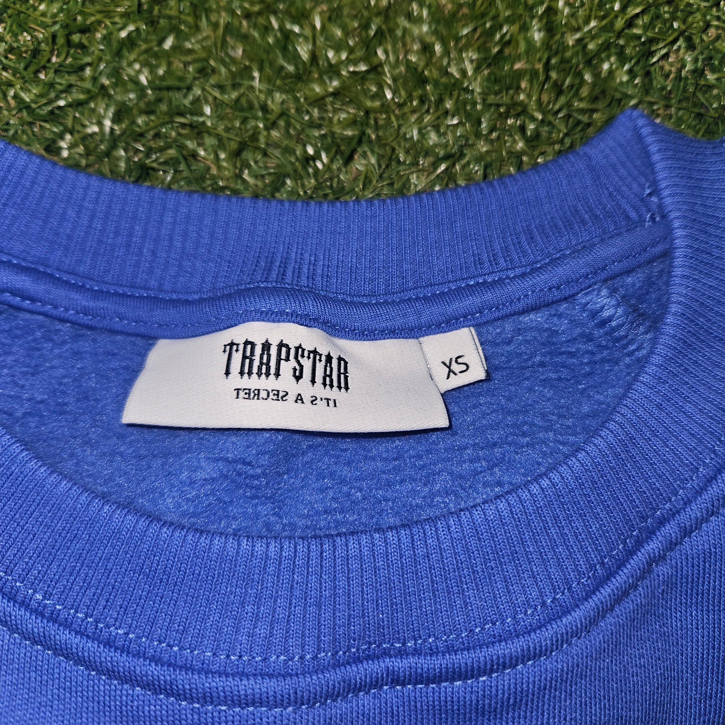 Trapstar Crewneck - Blue - Size XS - BNWT