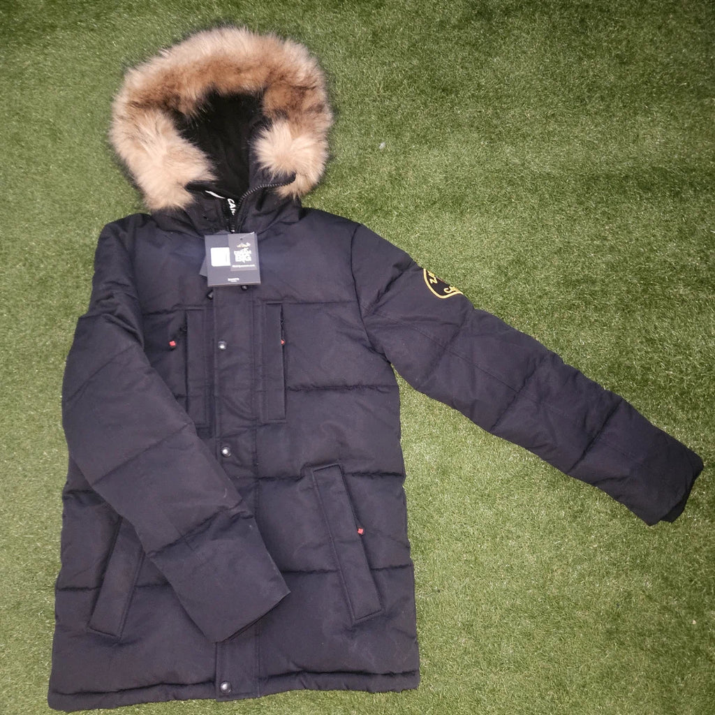 Zavetti Canada Black Fur Hood Coat - BNWT