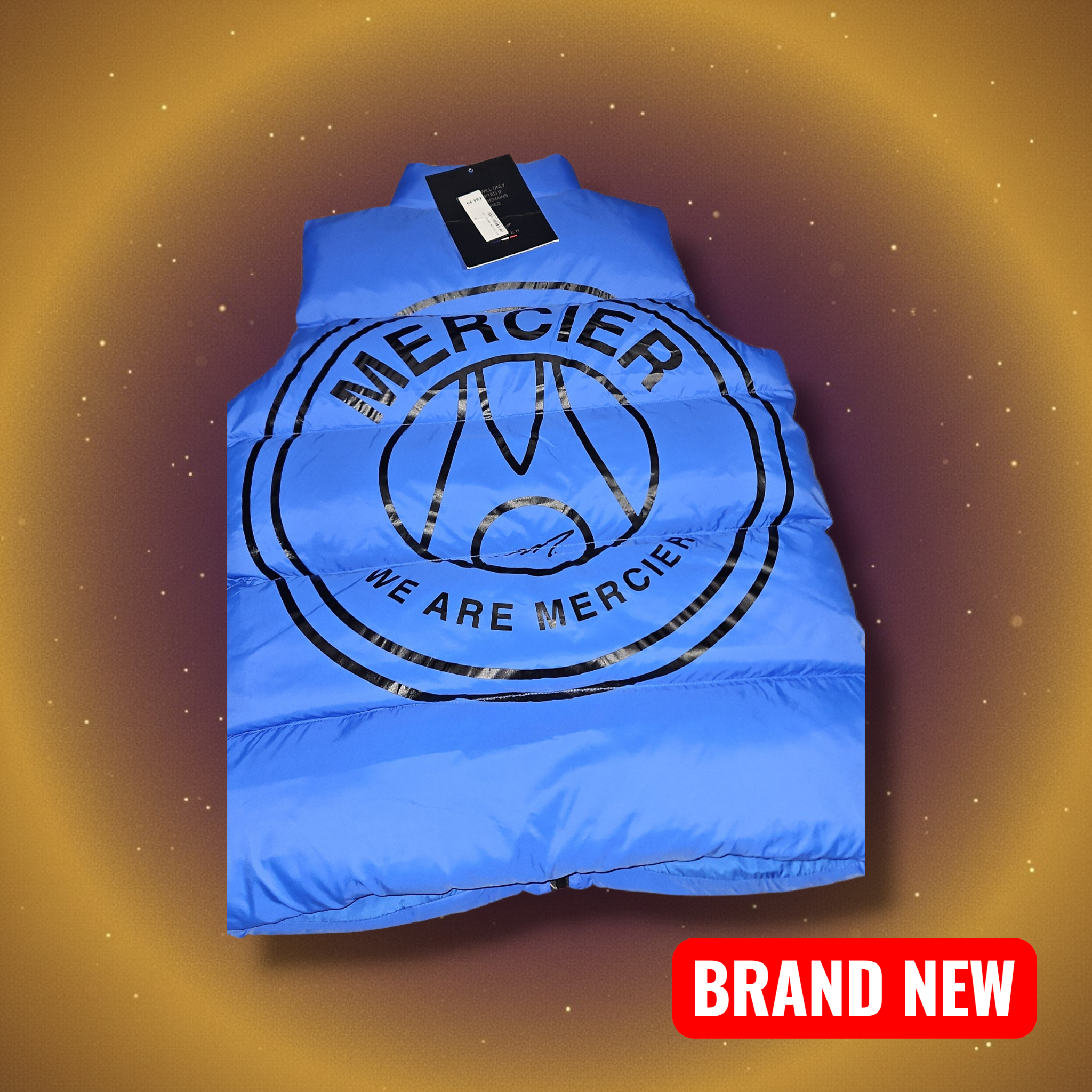 Mercier Blue Gilet Size Small - Essential Layering Piece
