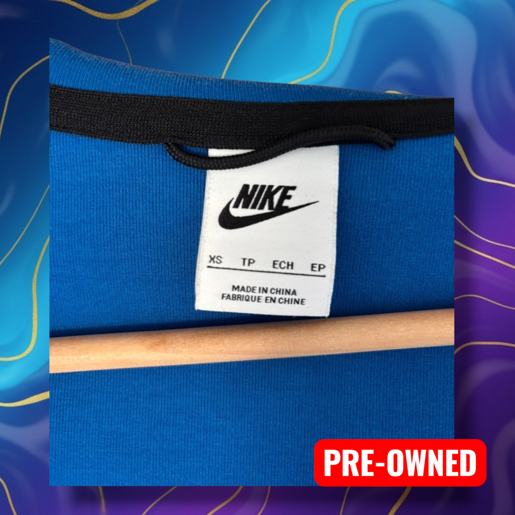 Nike Tech Fleece Hoodie Blue XS - Perfect for Streetwear