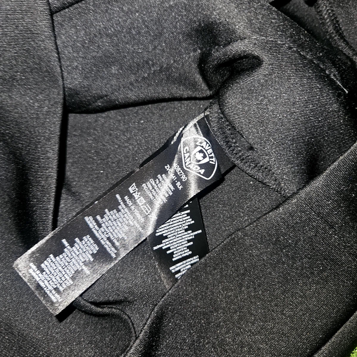 Zavetti Canada Black Reflective HD Hoodie - BNWT
