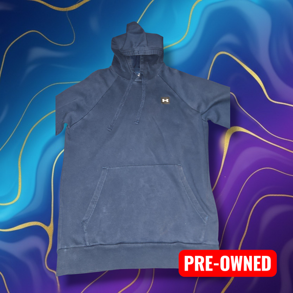 Under Armour Navy Blue Hoodie - Size S/M - Premium Streetwear