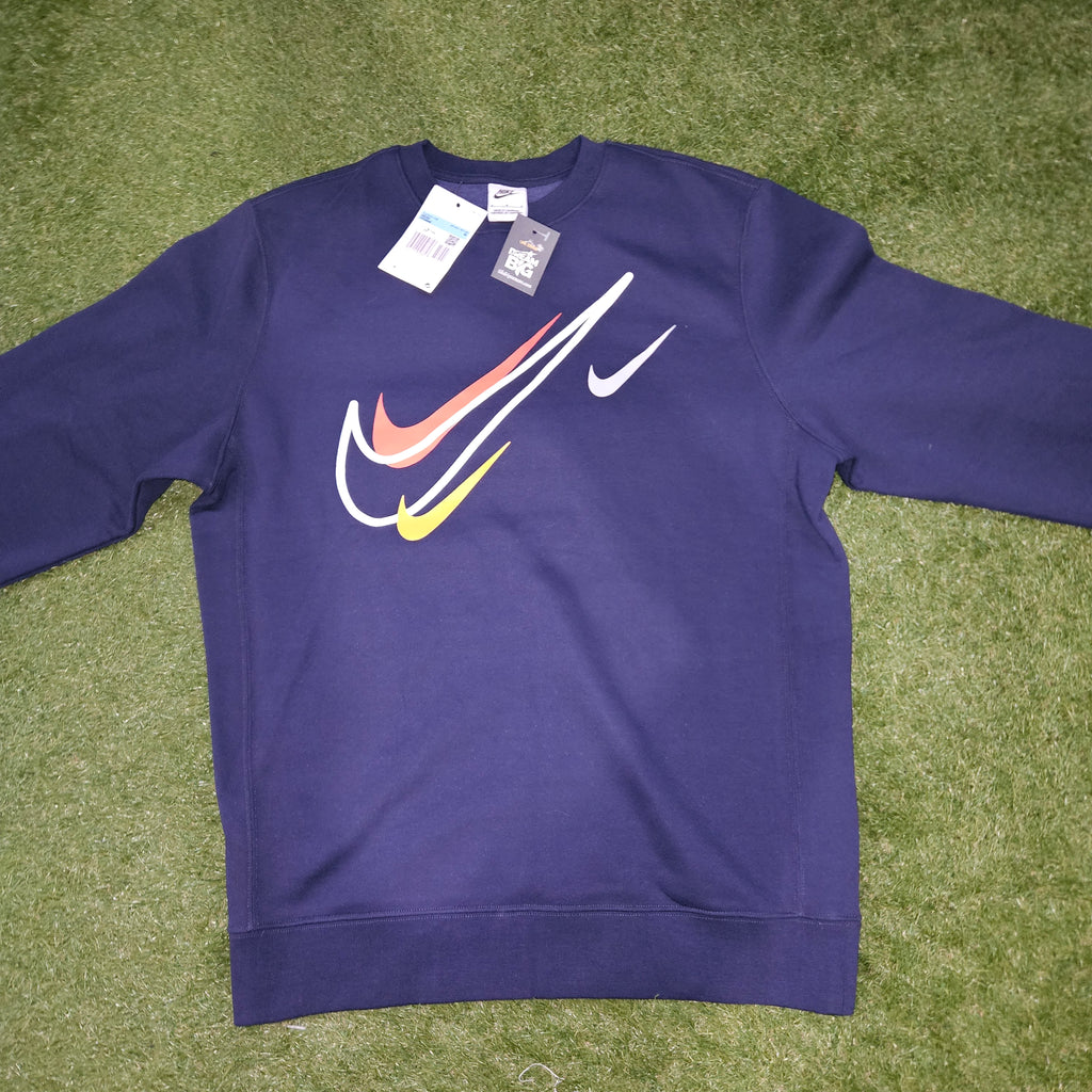 Nike jumper multi swoosh size medium
