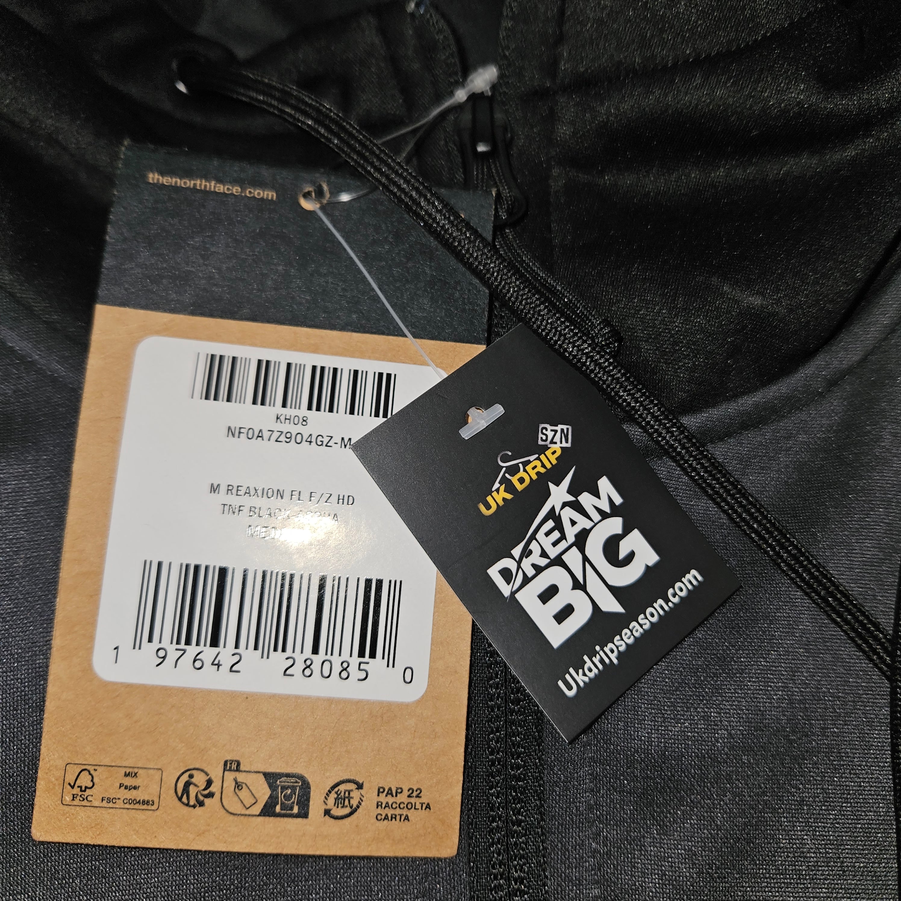 The North Face Black & Grey Hoodie – Men's Medium | BNWT