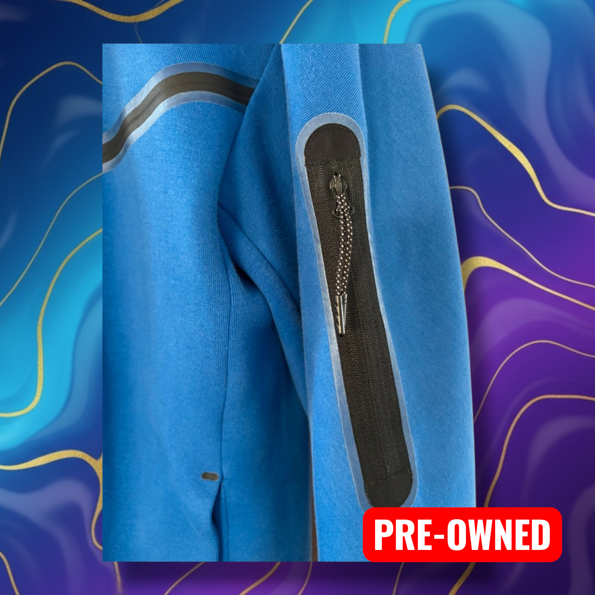 Nike Tech Fleece Hoodie Blue XS - Perfect for Streetwear