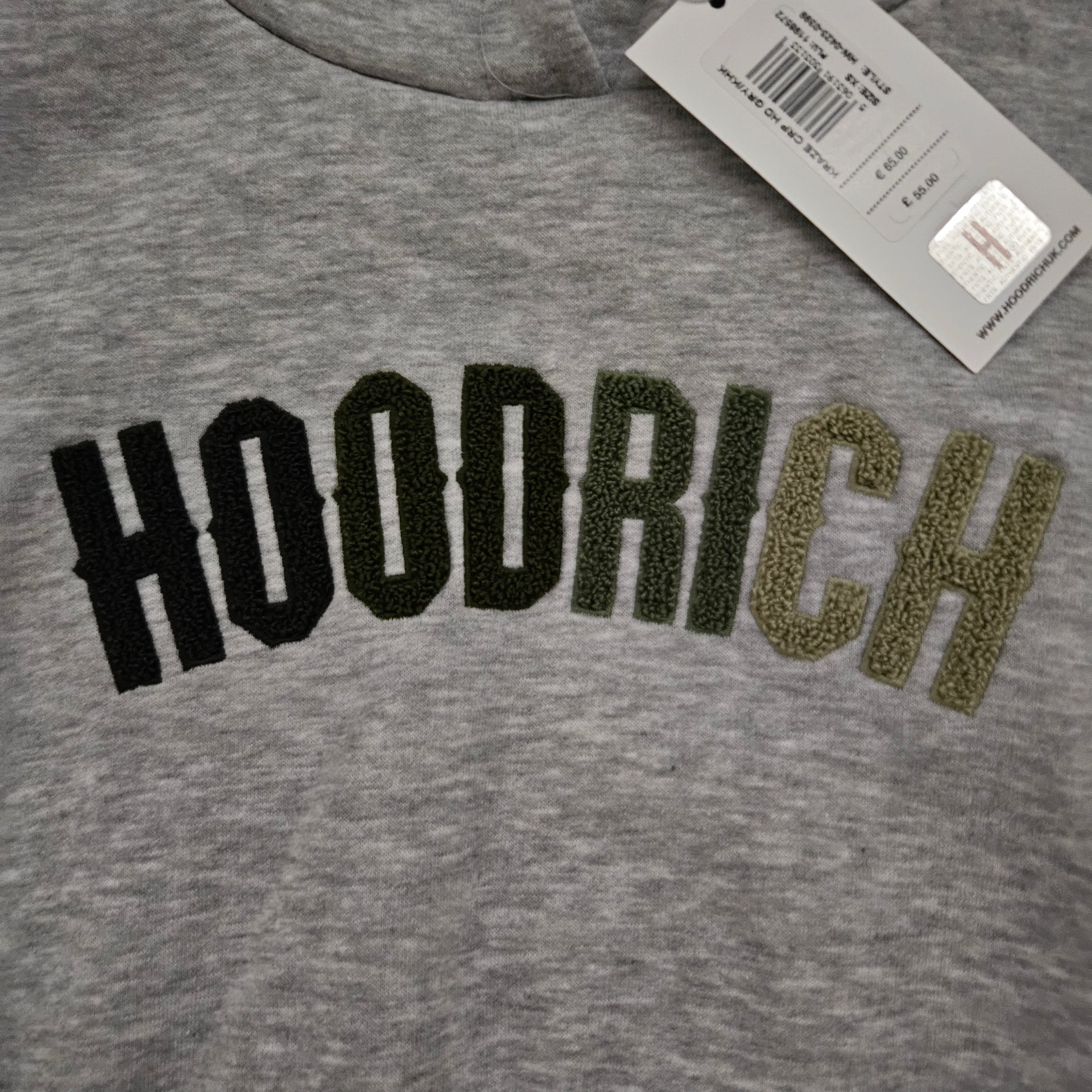 Hoodrich Crop Womens Hoodie - Grey - XS