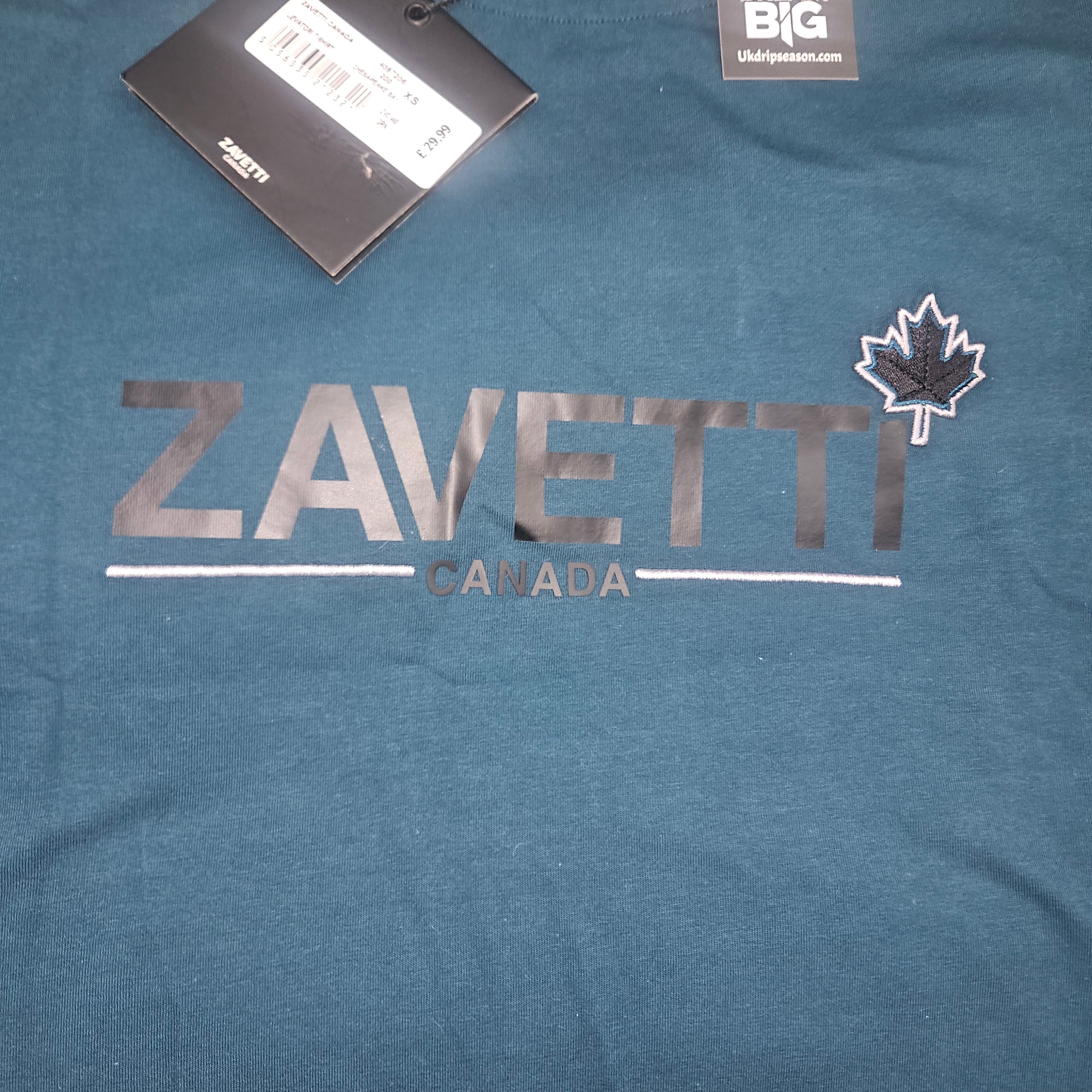 Zavetti Canada T-Shirt – BNWT – Navy – Men's XS