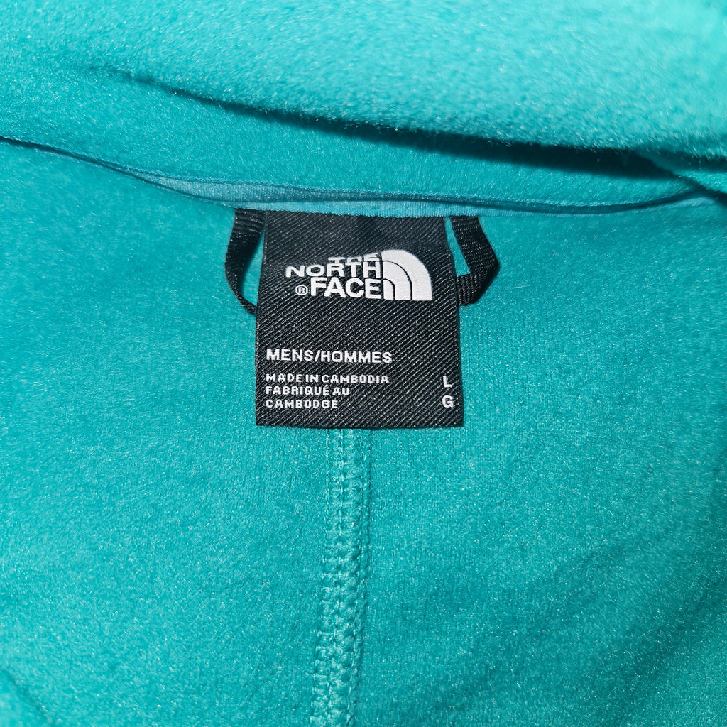 The North Face Quarter Zip Jumper - Turquoise - Size Large - BNWT