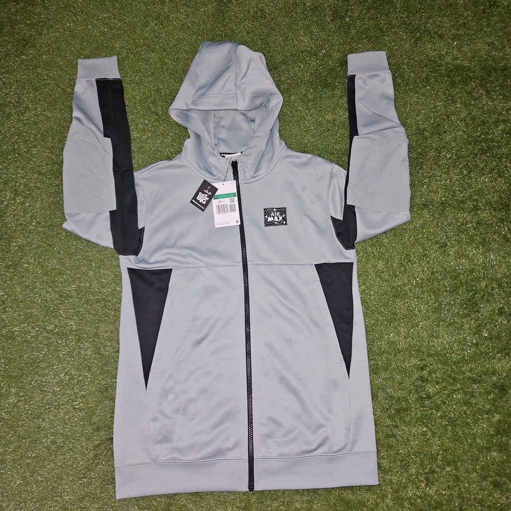 Nike Air Max Junior Hoodie – Grey & Black | Ages 13–15 | BNWT