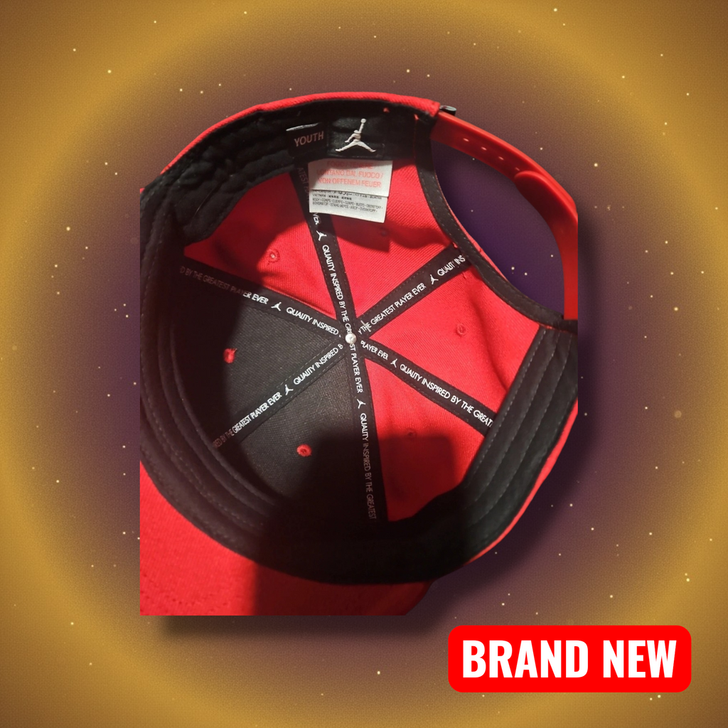 Jordan 1 Red Youth Cap - Perfect for Sneakerheads