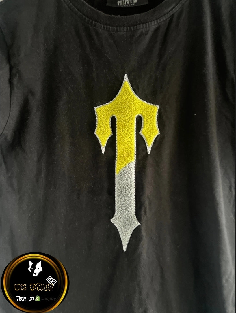 Trapstar Yellow And Grey Shirt XS