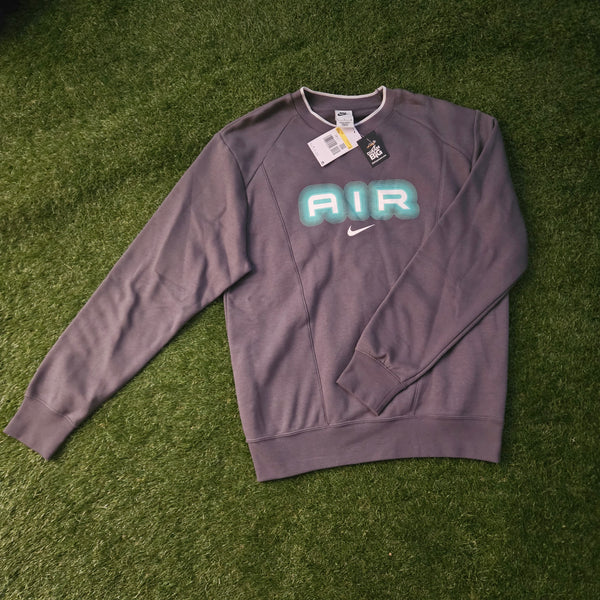 Nike Air Crew Jumper – Grey (Size S).