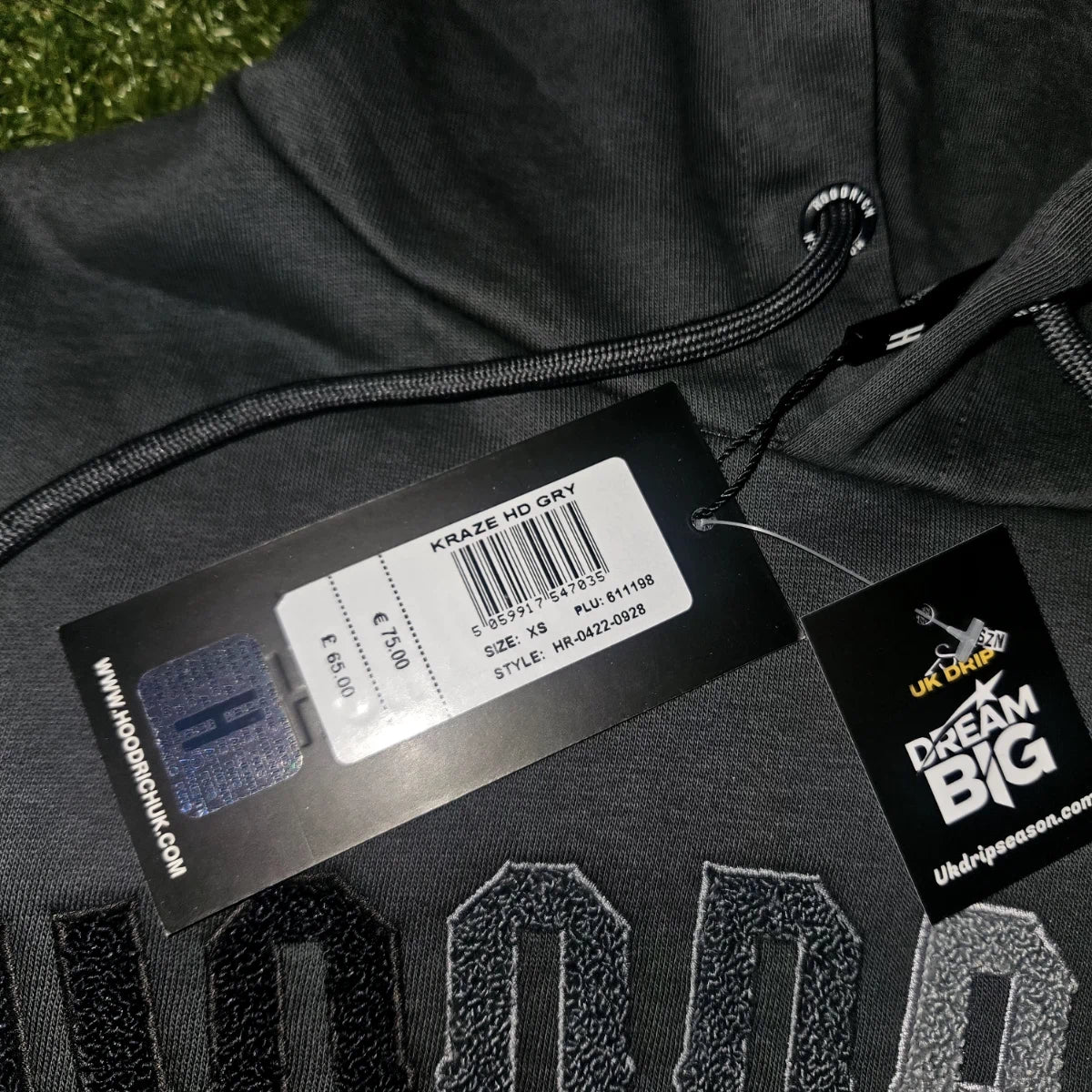 Hoodrich Grey Hoodie - BNWT