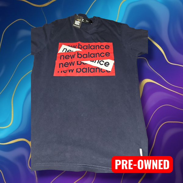 New Balance Navy T-Shirt - Size M in Great Condition