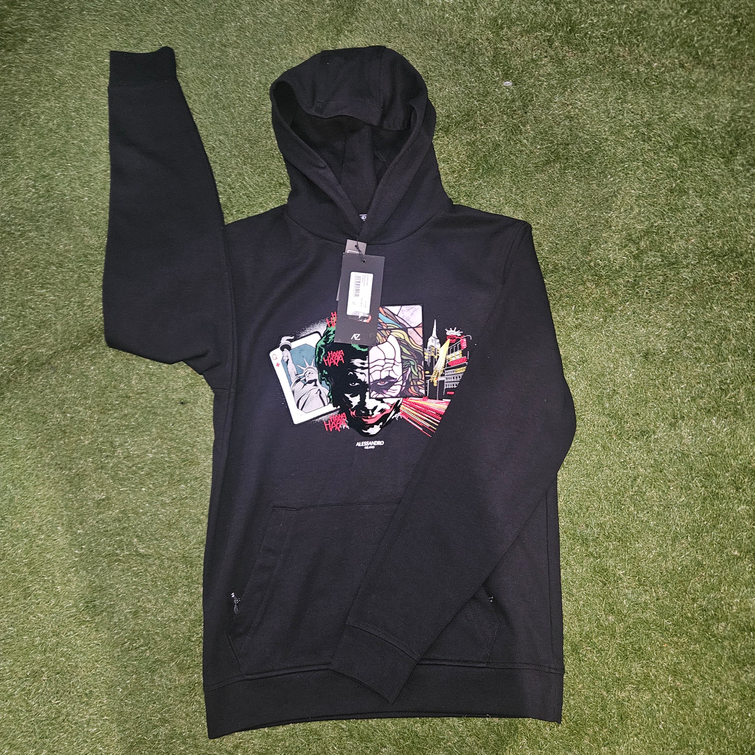 Alessandro Zavetti Hoodie - Black - Size Small - BNWT