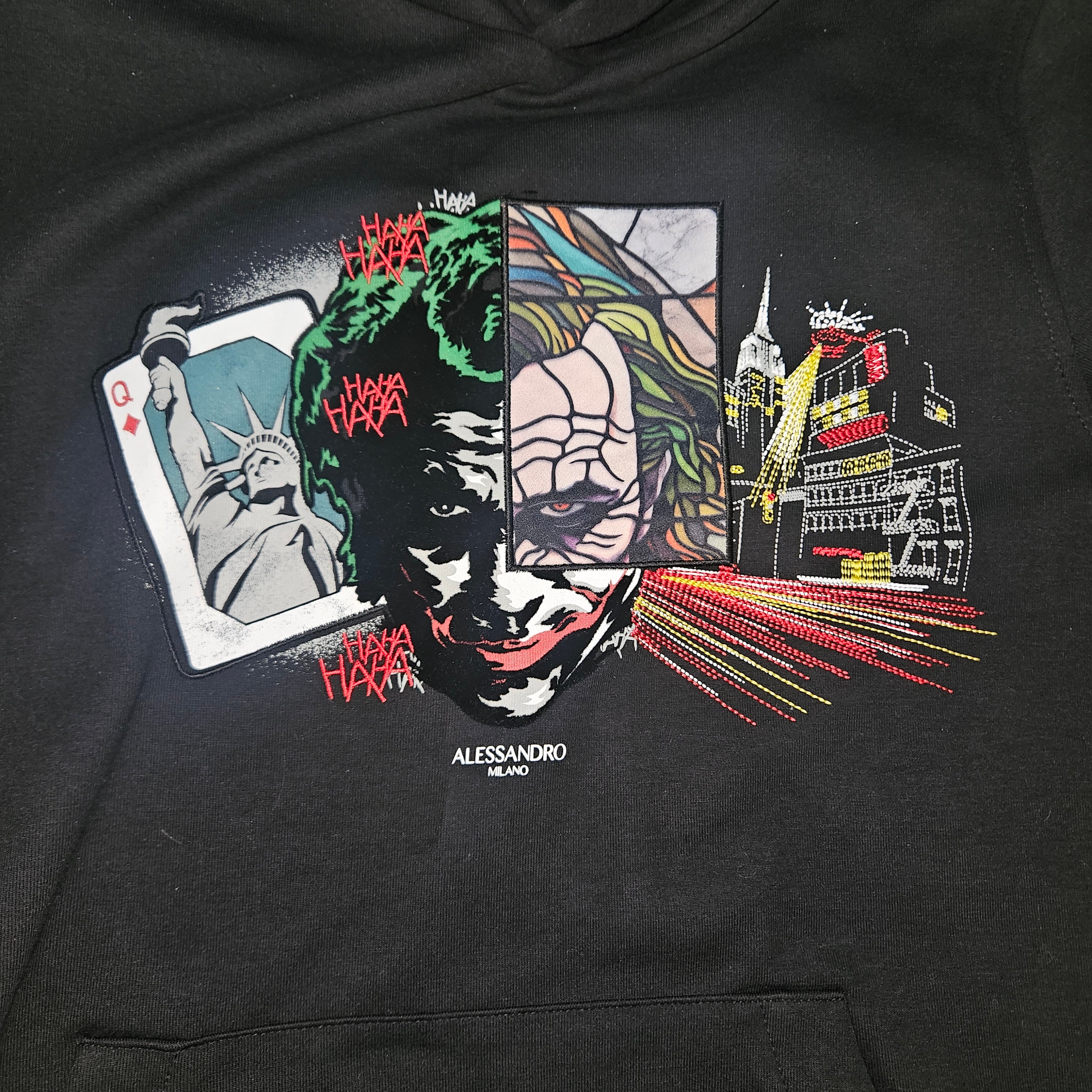Alessandro Zavetti Hoodie - Black - Size Small - BNWT