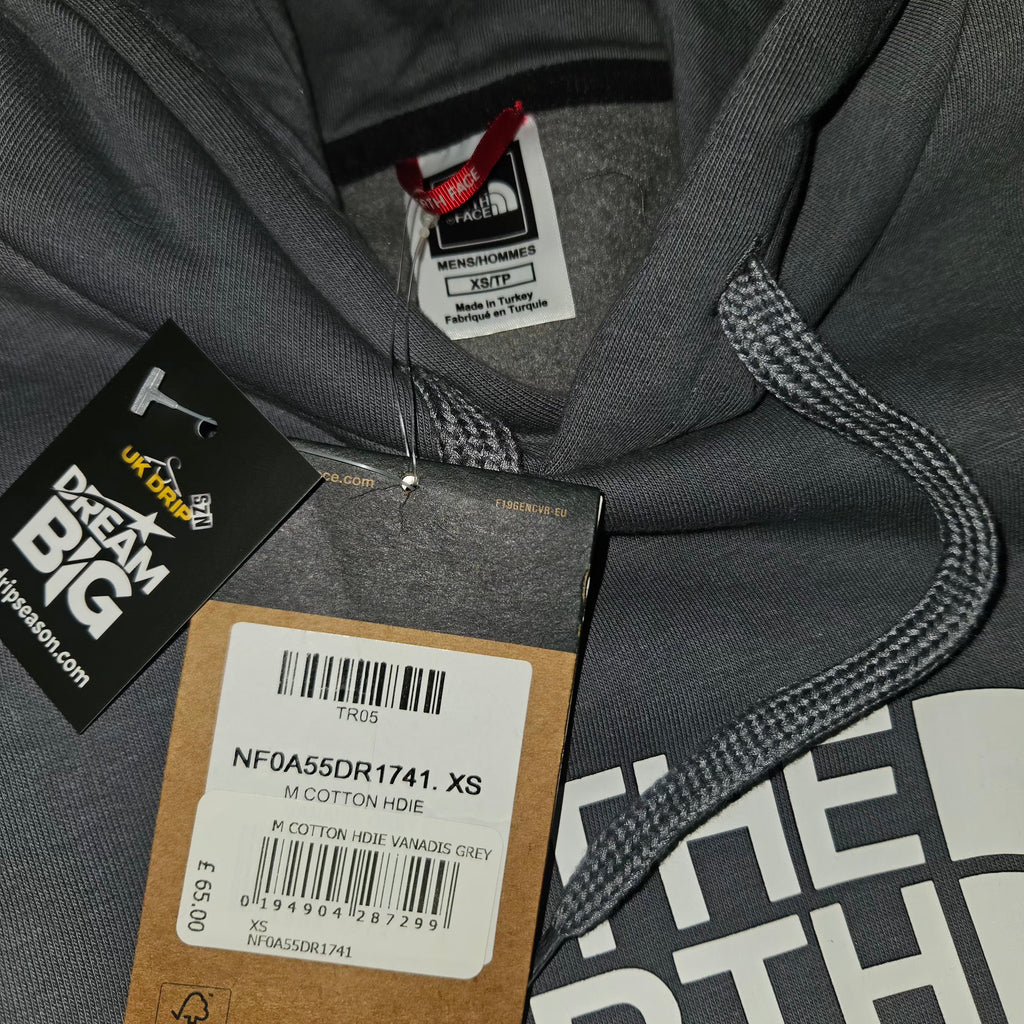 The North Face Grey Hoodie – Size XS (BNWT)