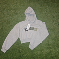 Hoodrich Crop Womens Hoodie - Grey - XS