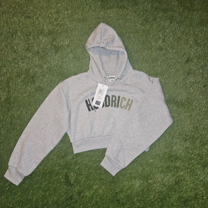 Hoodrich Crop Womens Hoodie - Grey - XS