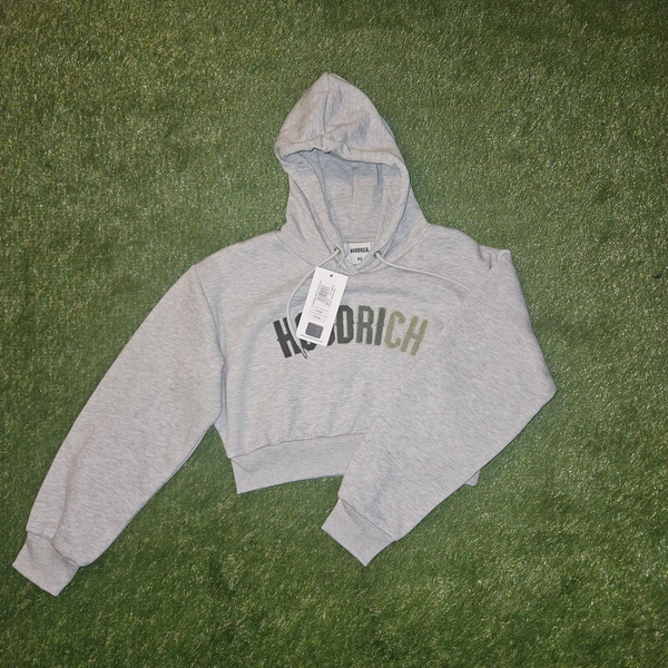 Hoodrich Crop Womens Hoodie - Grey - XS