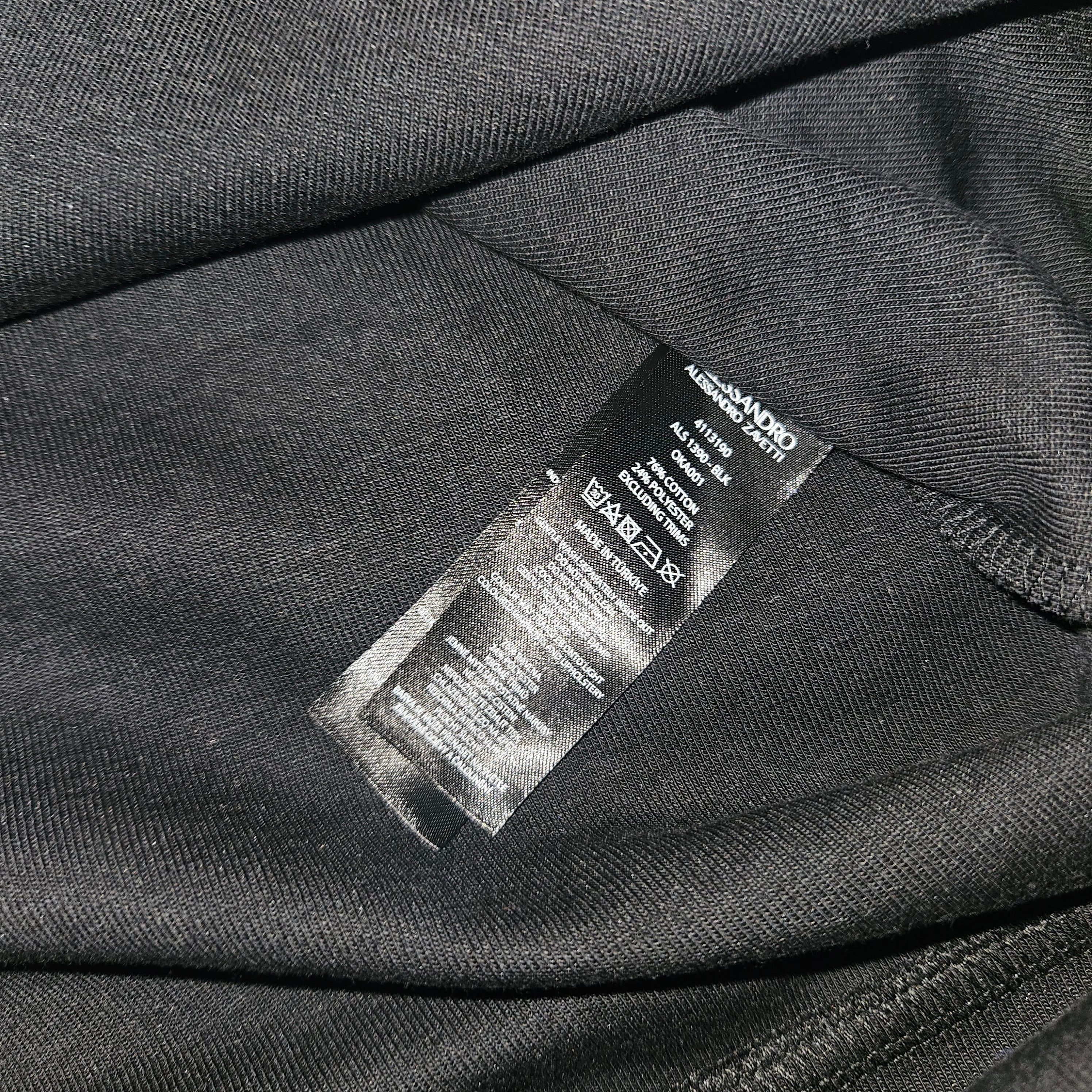 Alessandro Zavetti Hoodie - Black - Size Small - BNWT