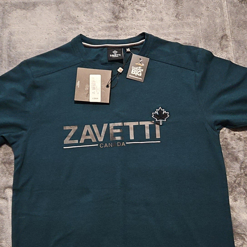 Zavetti Canada Dark Navy T-Shirt - XS - Buy Now