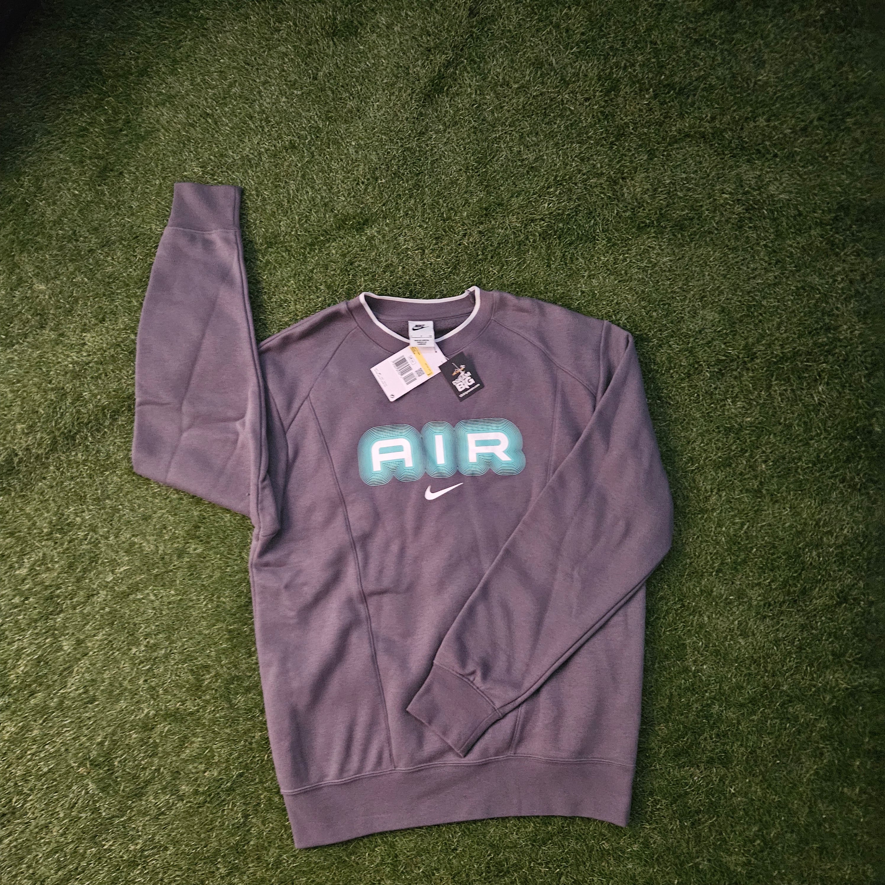 Nike Air Crew Jumper – Grey (Size S).