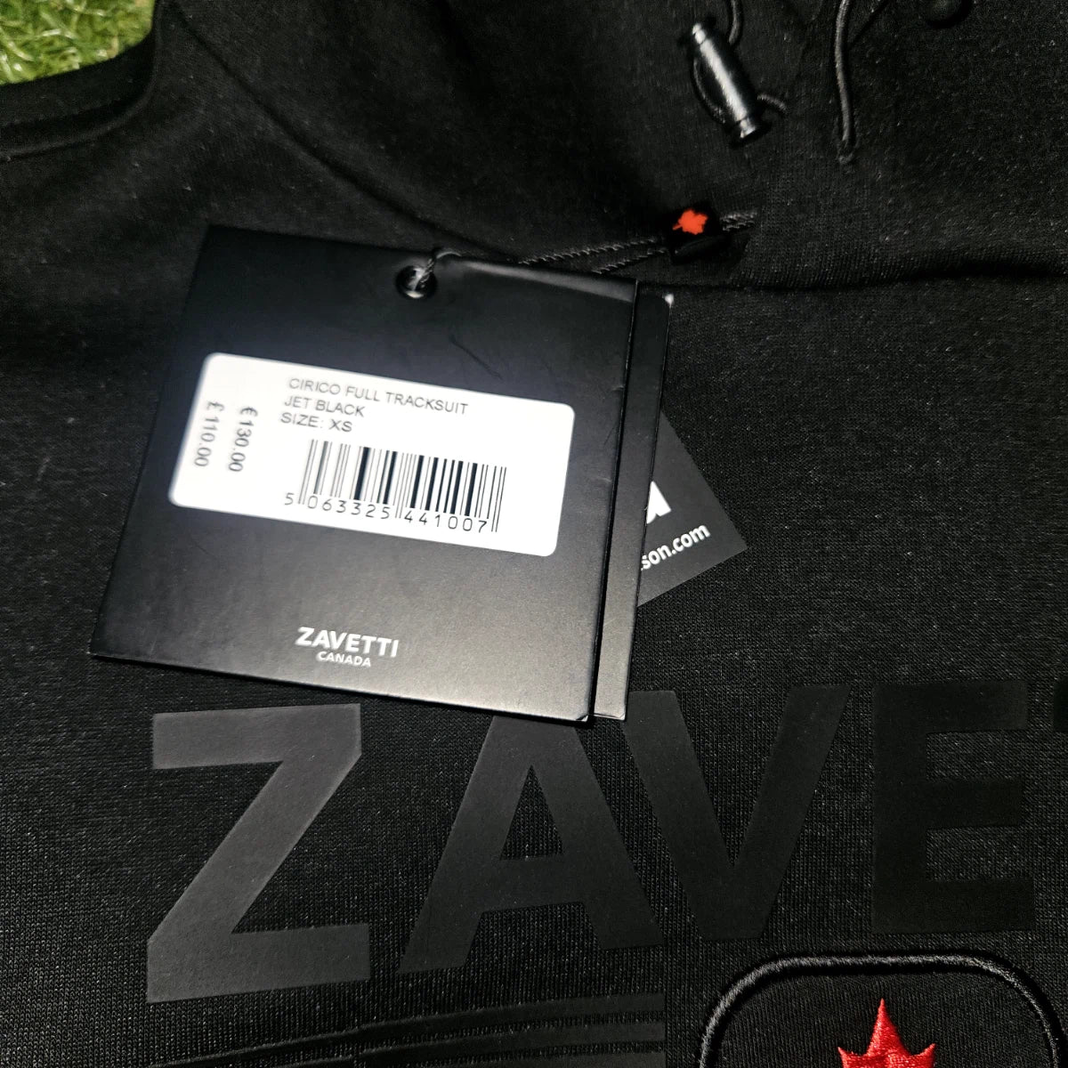 Zavetti Canada Black Hoodie - BNWT size xs