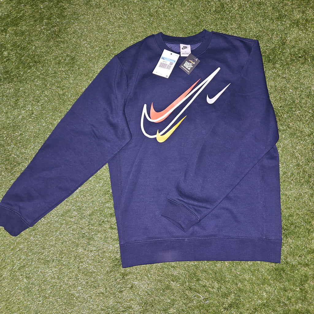 Nike jumper multi swoosh size medium