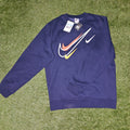 Nike jumper multi swoosh size medium