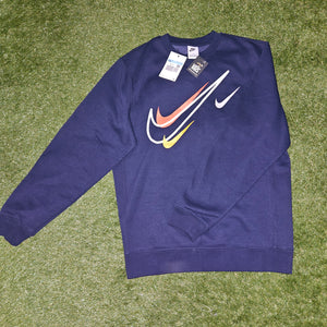 Nike jumper multi swoosh size medium