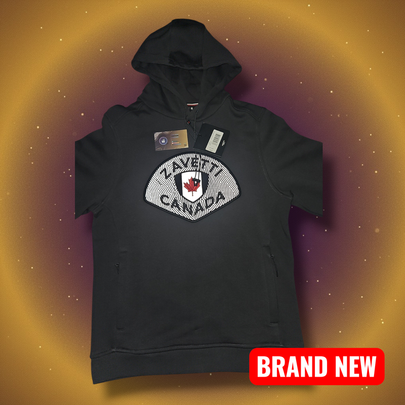 Zavetti Canada Grey Hoodie Medium - Perfect for Streetwear